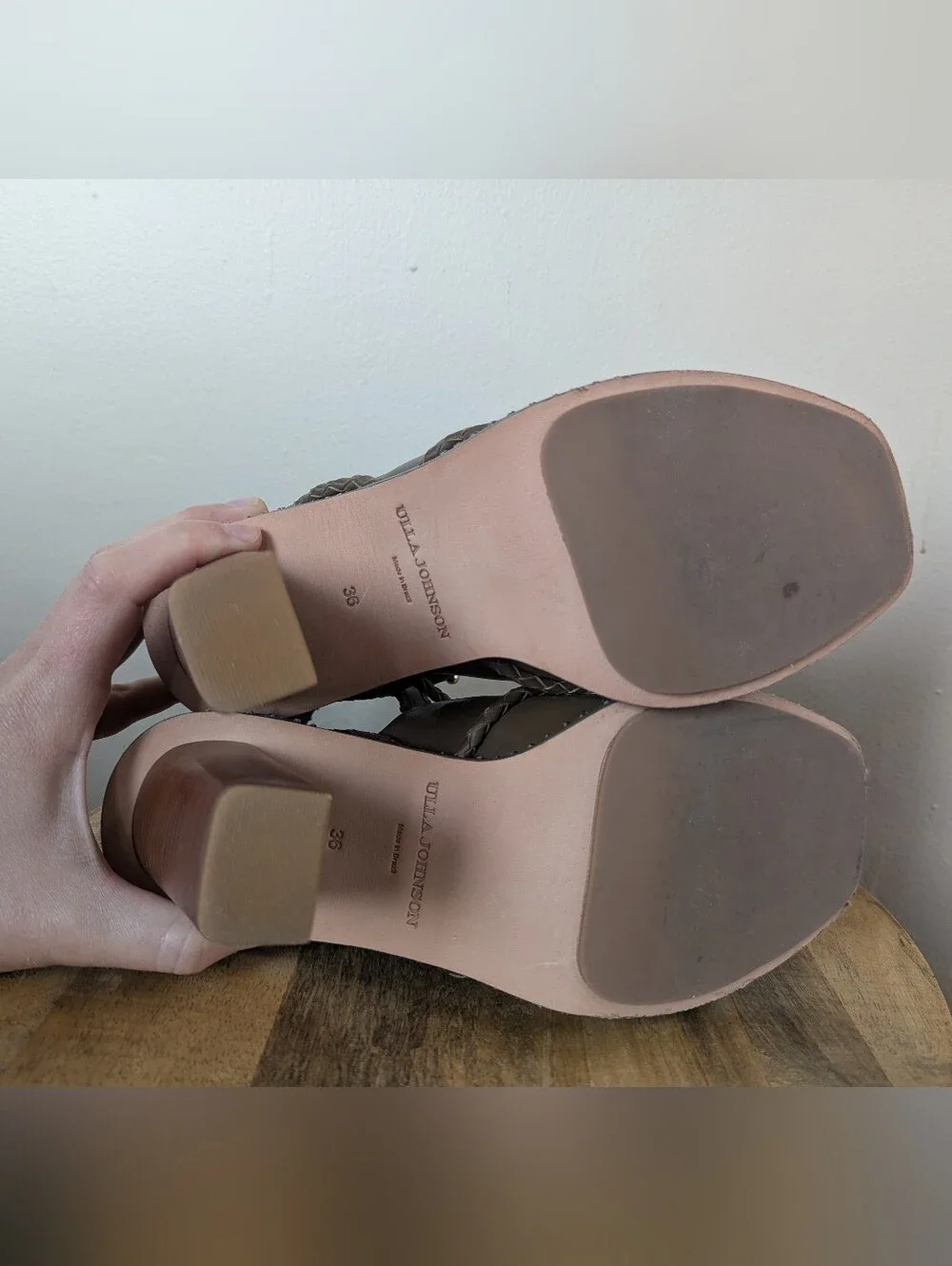 Ulla Johnson Marion Heel, Desert Palm (SIZE 36/6)